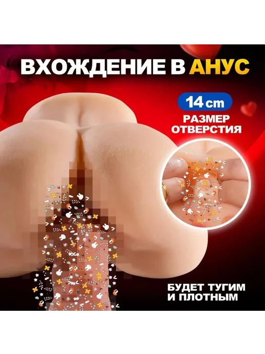 Секс кукла,мастурбатор мужской игрушки для мужчин 18+ 0.6кг, 0,6 кг, фото 3