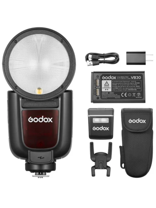Godox V1 Pro Вспышка для фотоаппарата с круглой головкой для Canon, вариант, фото 2
