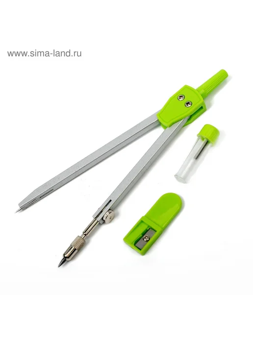 Market_Канцелярия Готовальня 3 предмета, в пластиковом пенале, вариант, фото 2