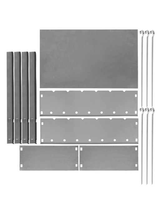 Maclay Мангал 50х30х50 см для шашлыка с шампурами, 50x30x50 см, фото 8