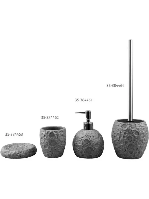 PERFECTO LINEA Ершик для унитаза с подставкой напольный Moon Stone, вариант, фото 4