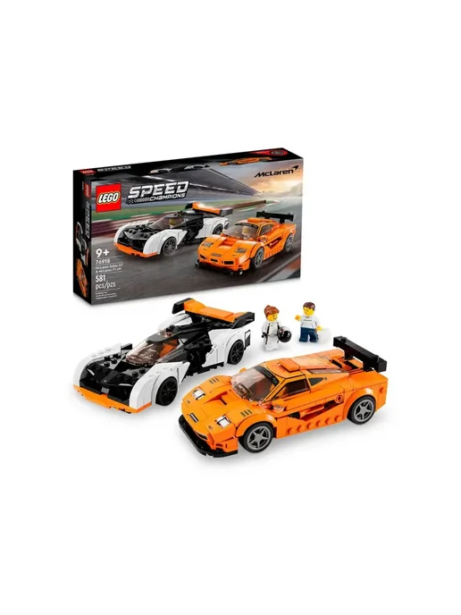Конструктор LEGO Speed Champions Автомобили Solus и F1 76918, оранжевый, фото 2