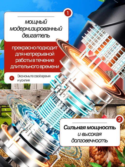 Перосъемная машина для птиц электрическая, вариант, фото 8
