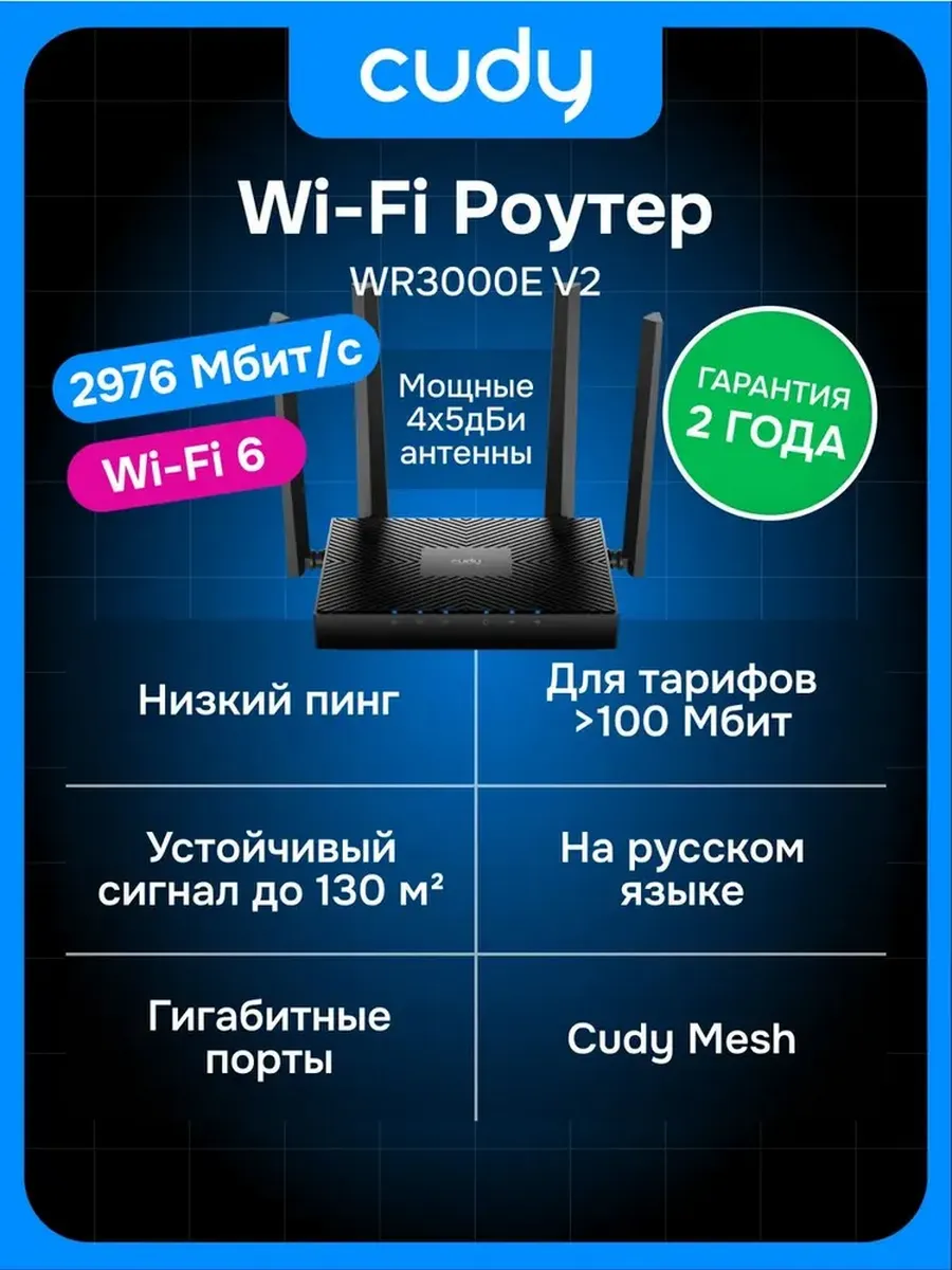 Роутер Wi-Fi WR3000 v2.0