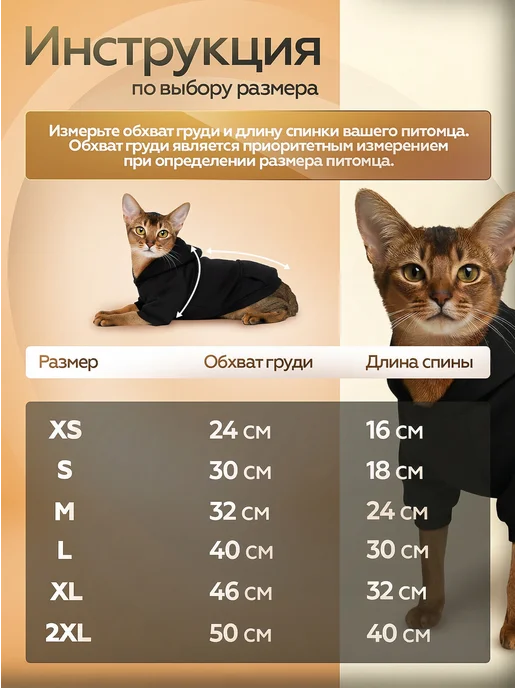 СтильноПушисто Кофта для кошек, черный, фото 2