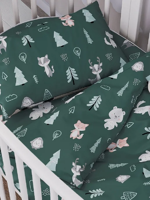 Lemony KIDS Постельное белье в овальную кроватку для новорожденных, вариант, фото 2