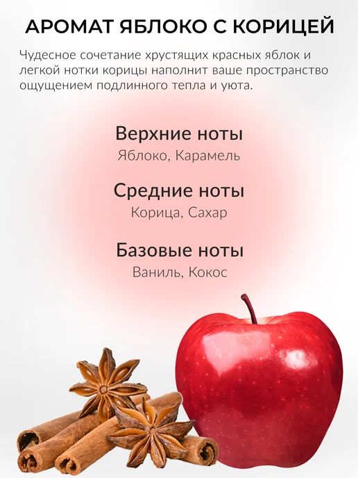 areon Ароматизатор в машину картонный Яблоко и корица XXL, вариант, фото 2