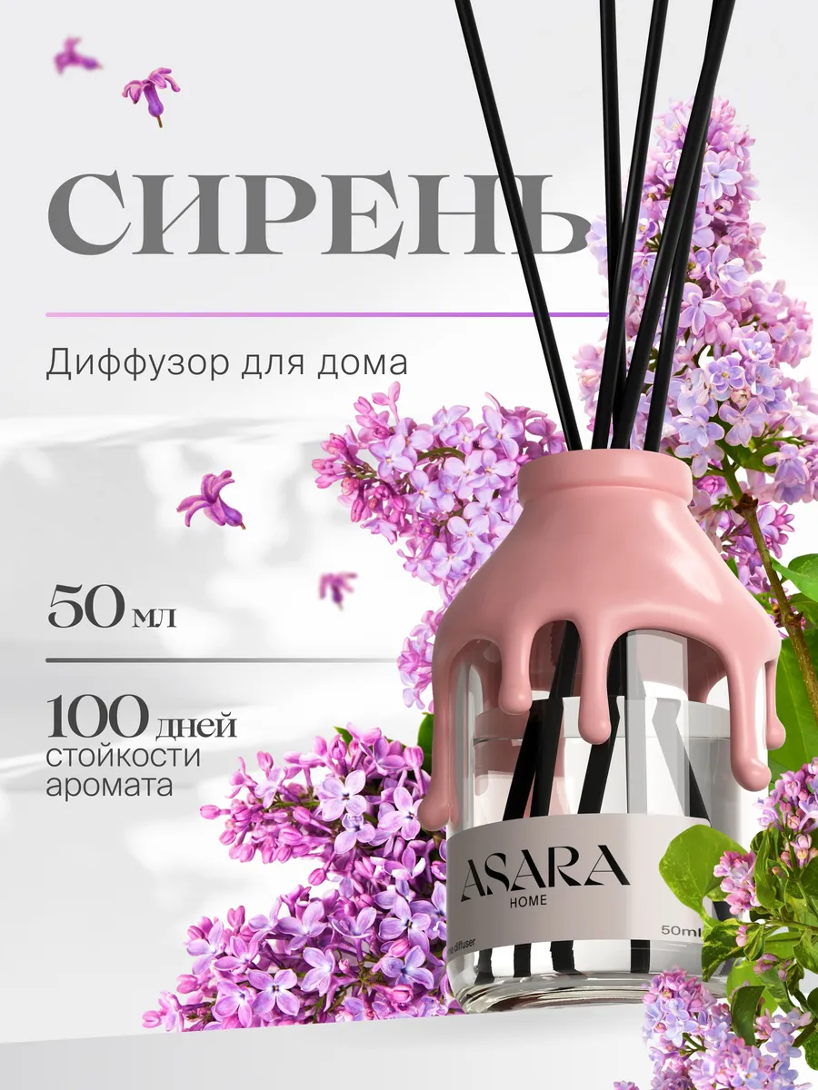 Диффузор для дома с палочками парфюмированный стойкий