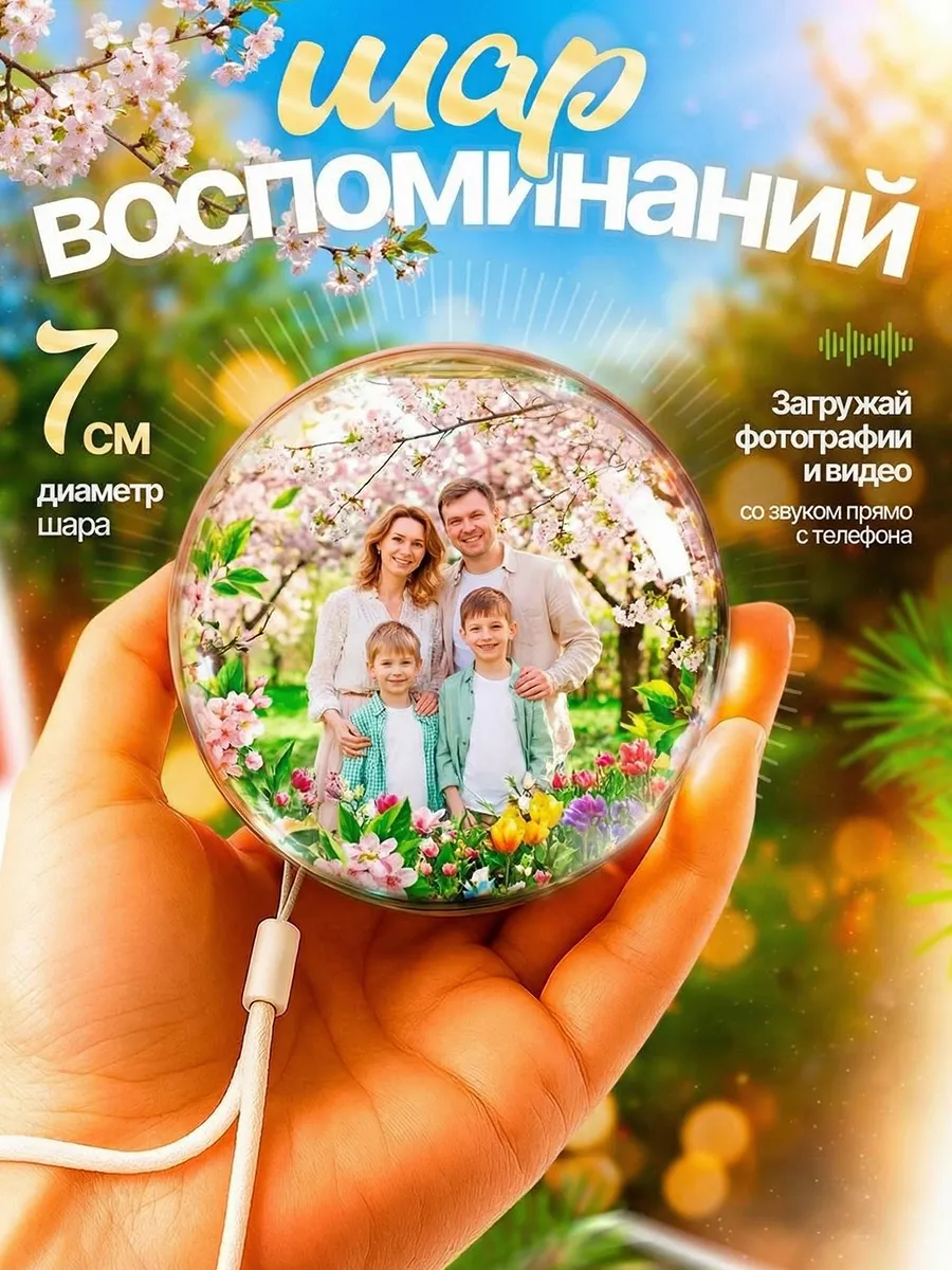 Видеосфера с воспоминаниями цифровая фоторамка