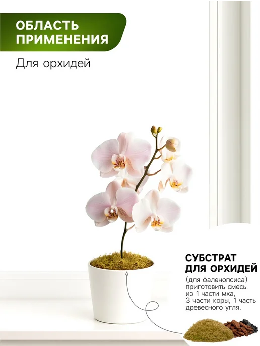 Zeriazor Мох сфагнум для террариумов 3 литра, вариант, фото 3