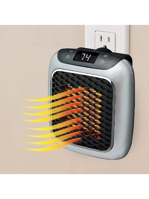 Обогреватель 800W настенный с таймером керамический для спал, 800 Вт, фото 8