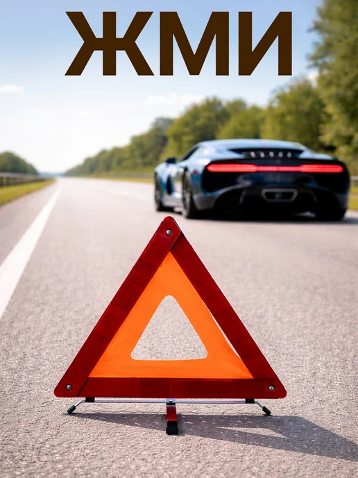 GT Аварийный знак для автомобиля светоотражающий дорожный, вариант, фото 3