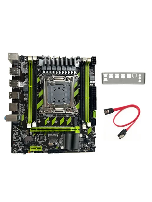 Материнская плата X79G+кабель SATA+рамка LGA2011 4XDDR3 слот, вариант, фото 2