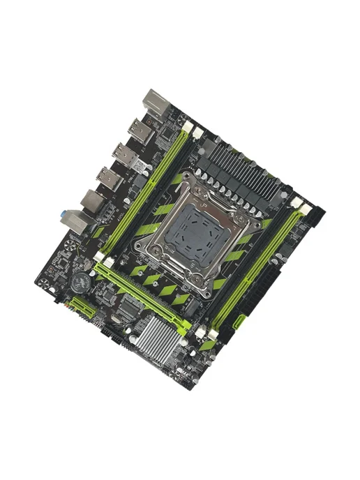 Материнская плата X79G+кабель SATA+рамка LGA2011 4XDDR3 слот, вариант, фото 3