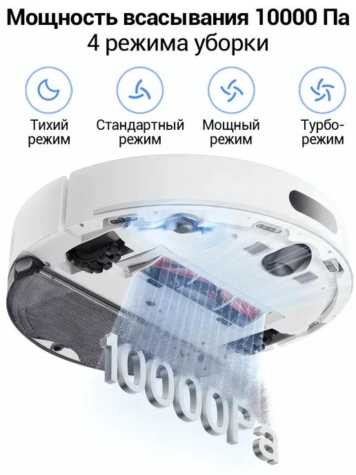 Xiaomi Робот-пылесос Robot Vacuum S40 EU (OV81) белый 10000Па, белый, фото 3