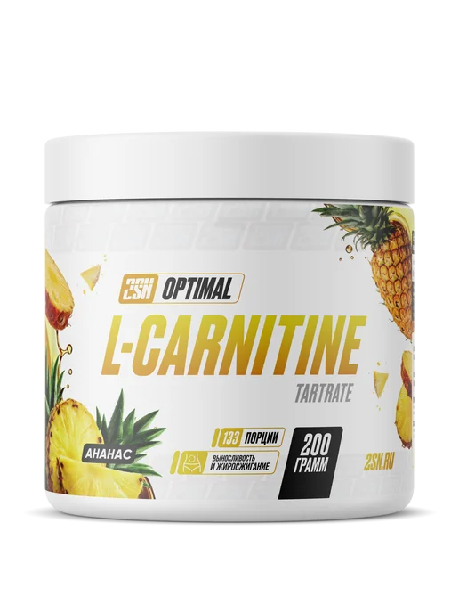 2SN Л-карнитин порошок жиросжигатель L-carnitine 200 гр ананас, 200 г