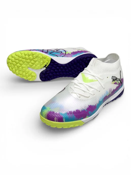 PUMAPRO Сороконожки футбольные, белый, фото 3