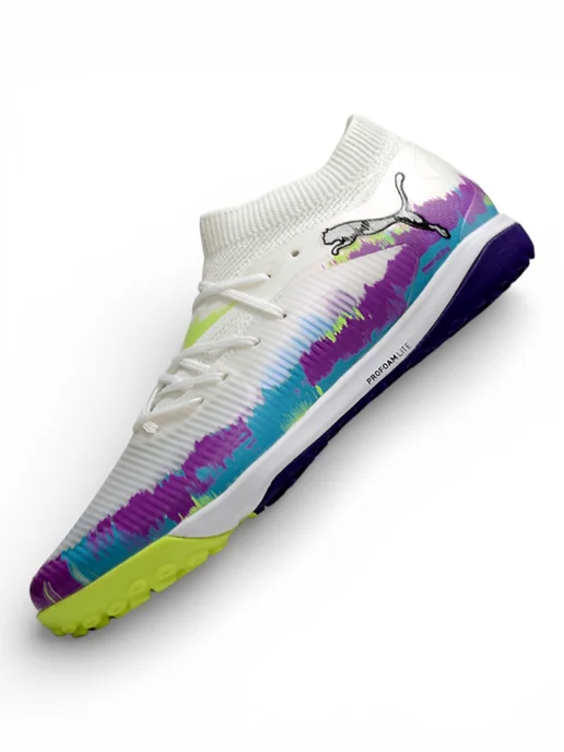 PUMAPRO Сороконожки футбольные, белый, фото 4
