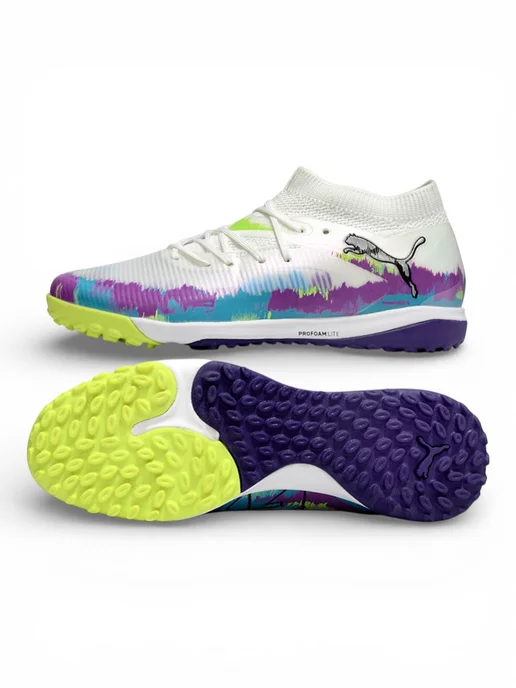 PUMAPRO Сороконожки футбольные, белый, фото 5