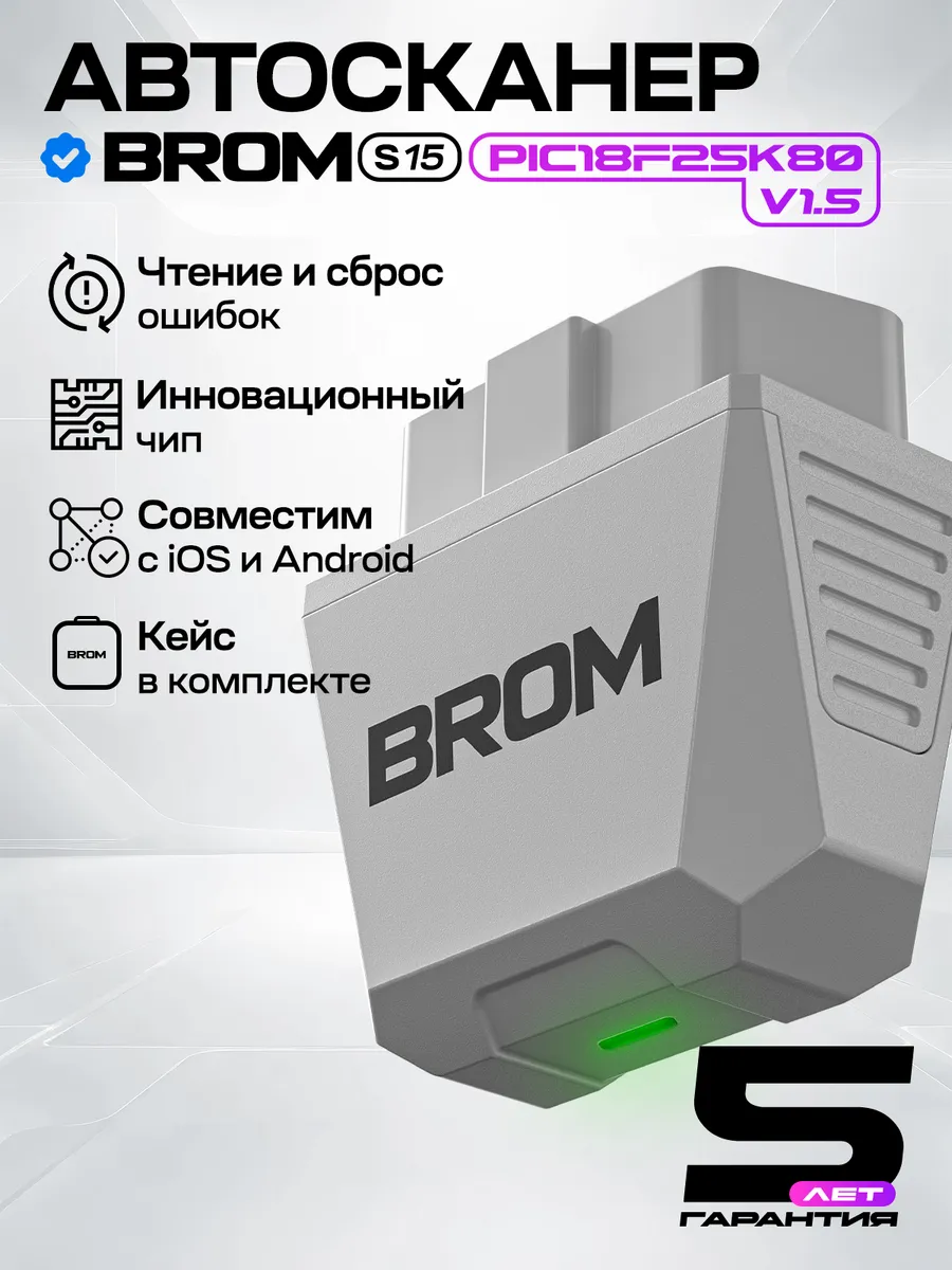 Автосканер для диагностики и кодирования авто ELM327 v 1.5