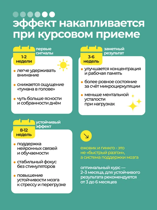 ALTIME Ежовик гребенчатый порошок 100г, Ежовик гребенчатый и Гинкго, фото 7