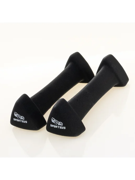 Sporteus Гантели неопреновые треугольные 2 шт. по 1 кг, 2 шт, 1 кг, фото 5