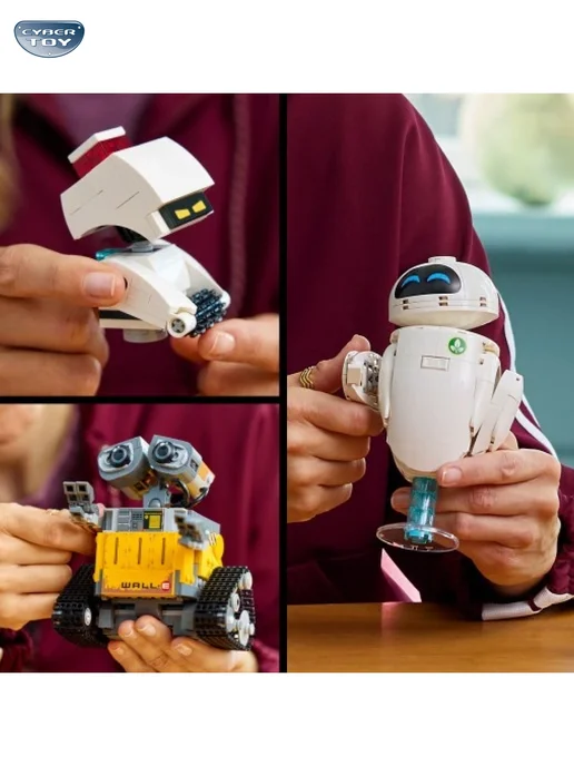 Cyber Toy Конструктор робот для мальчиков Валли и Ева, белый, фото 8