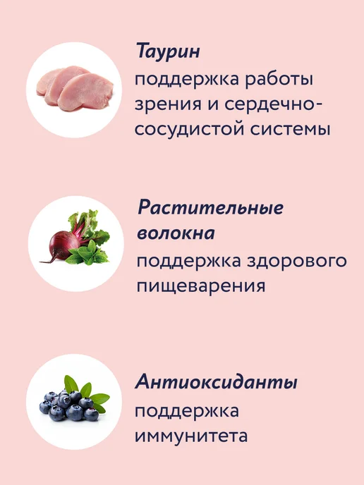 Сухой корм Florida. Кошек Черникой для собак, индейка, 1,5 кг, фото 5