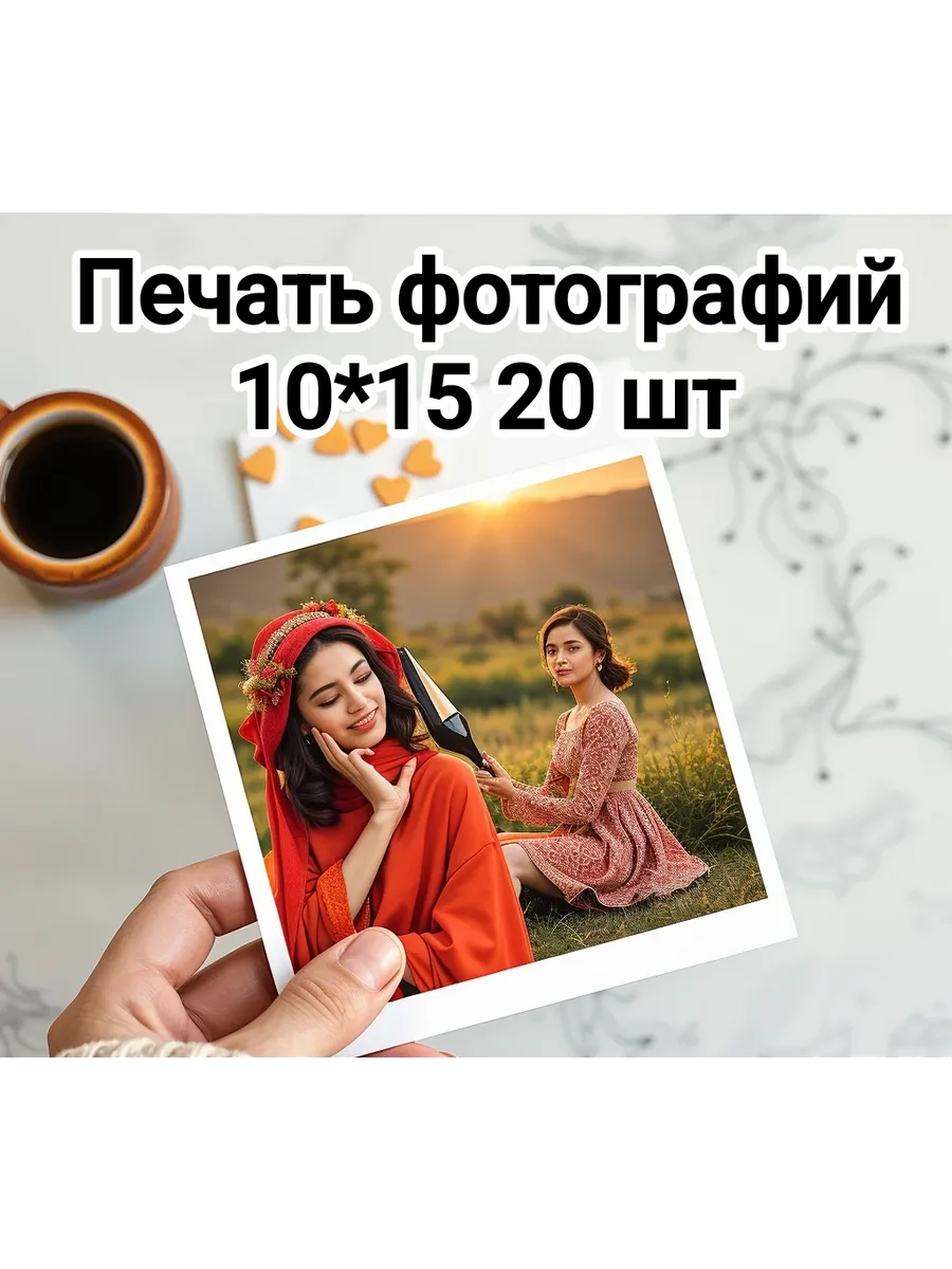 Печать фотографий 10*15 20 шт