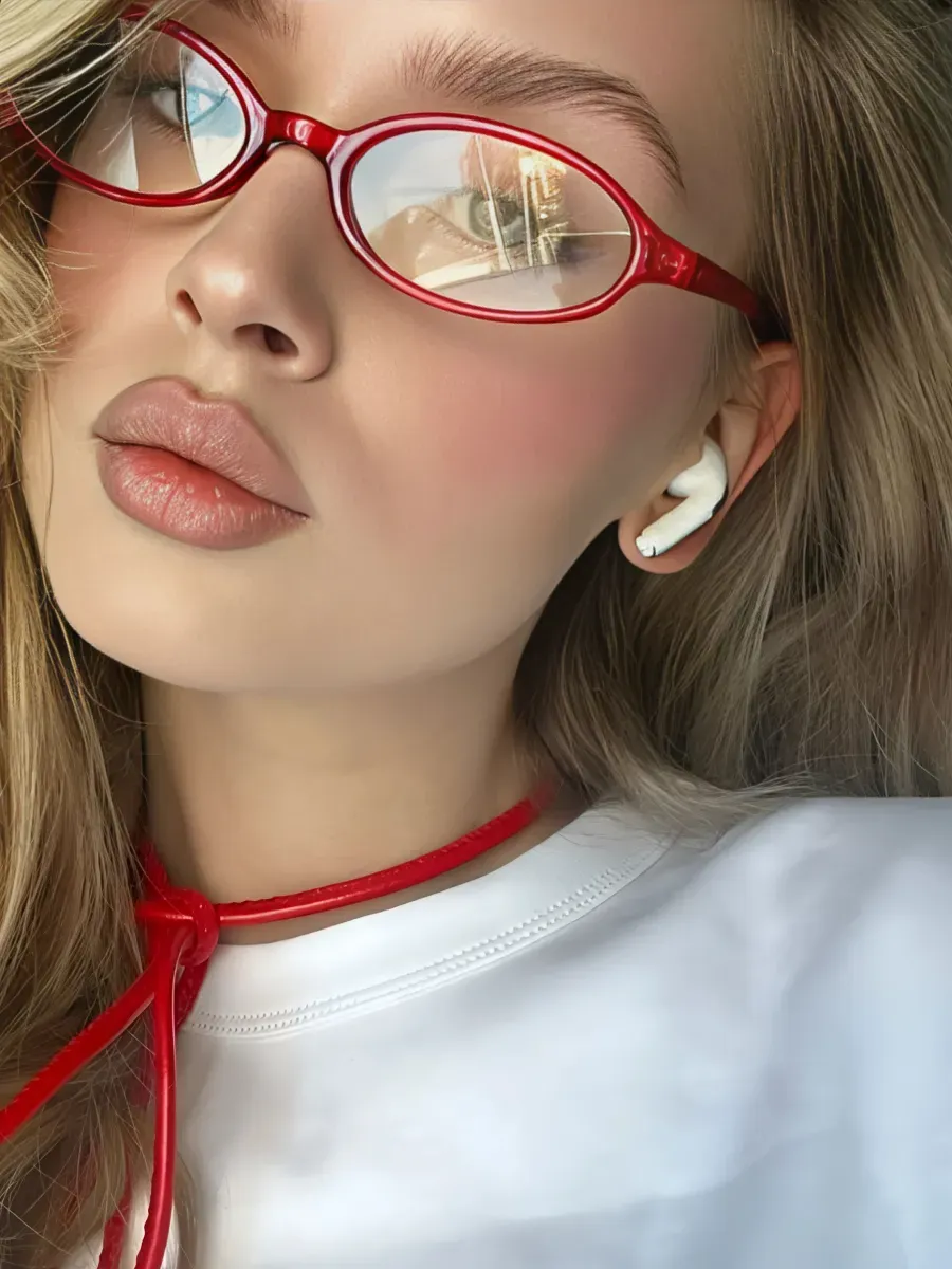 Овальные очки в стиле офисная сирена miu miu
