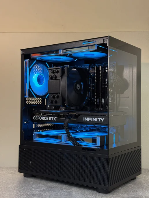 Techno РС Игровой компьютер Intel Core i5-14400F RTX 5070, черный, фото 8
