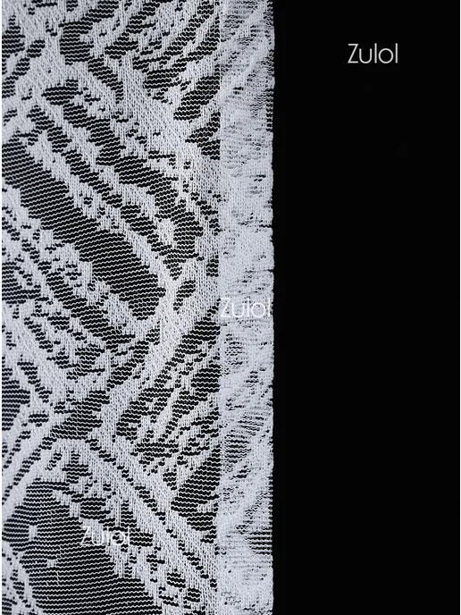 zulol Тюль штора 200х250 в спальню гостиную на ленте, 200x250, фото 4