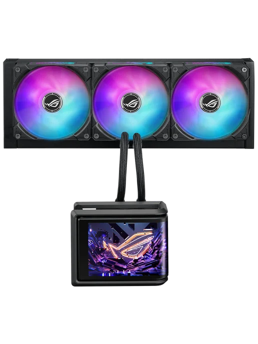 Asus Жидкостное охлаждение ROG RYUO IV SLC 360 ARGB Черный (90RC, черный, фото 2
