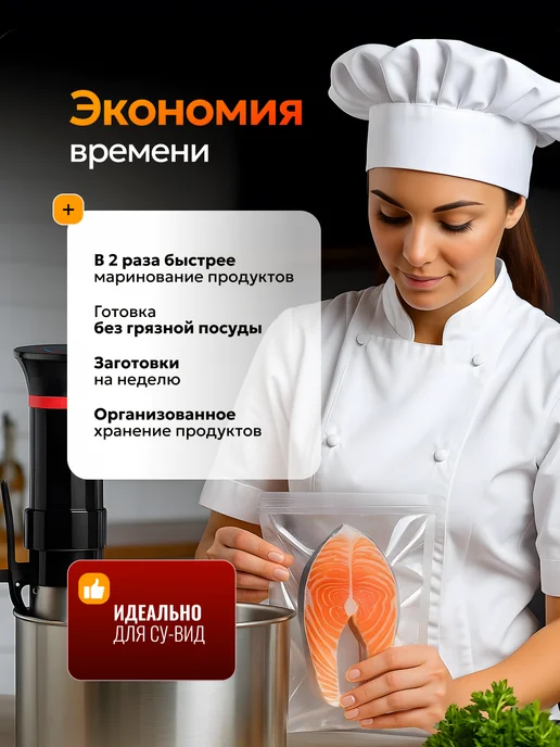 Beauty Point Пакеты для вакууматора 20х30 см 100 штук, 20x30 см, фото 7
