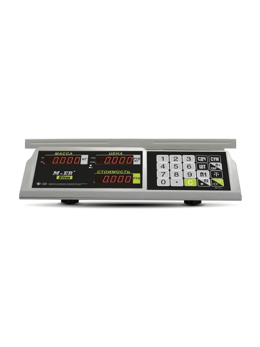 Mertech Весы торговые 0,1-32 кг, платформа 325x230 мм, без стойки, 325x230 мм, 32 кг, фото 2
