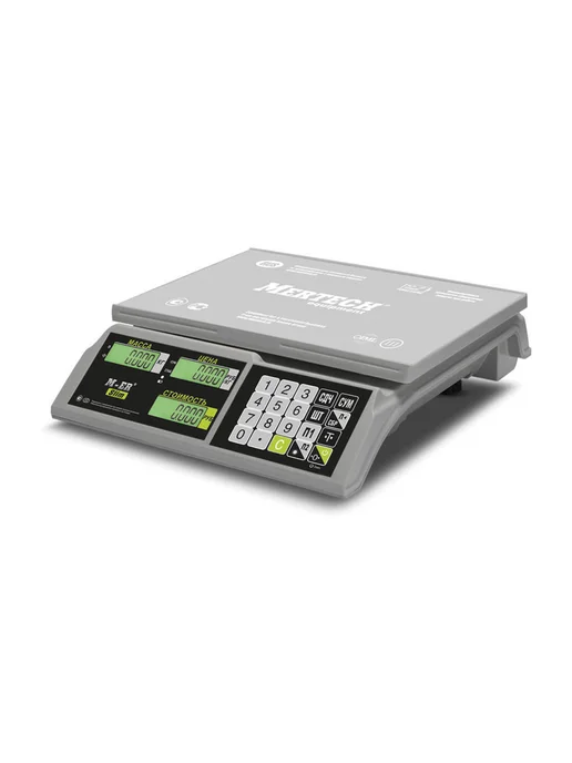 Mertech Весы торговые 0,1-32 кг, платформа 325x230 мм, без стойки, 325x230 мм, 132 г, фото 5