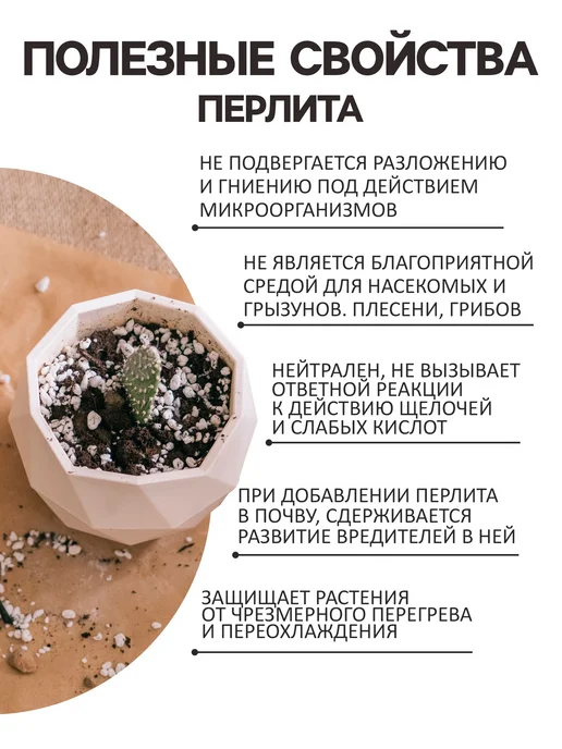 KlubShop СадОгород Перлит "Рецепты Дедушки Никиты" марка М100 2 л, 2 л, фото 2