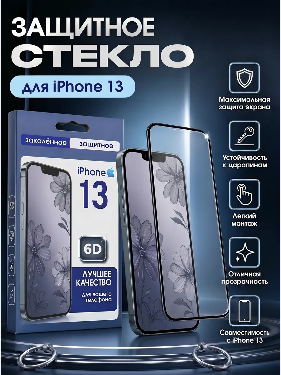 Защитное стекло для iPhone 13