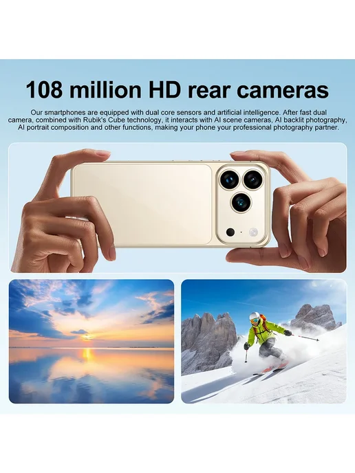 Смартфон Pro Max A14 12/512 ГБ, оранжевый, фото 6