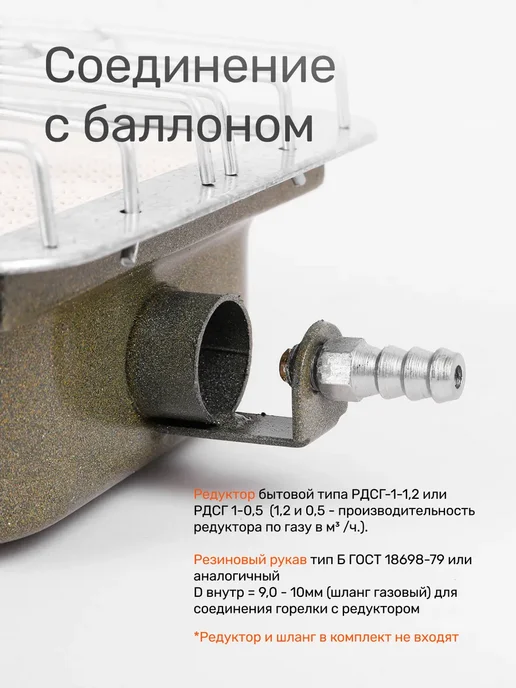 Солярогаз Горелка газовая ГИИ 2,9 походная, зеленый, фото 5