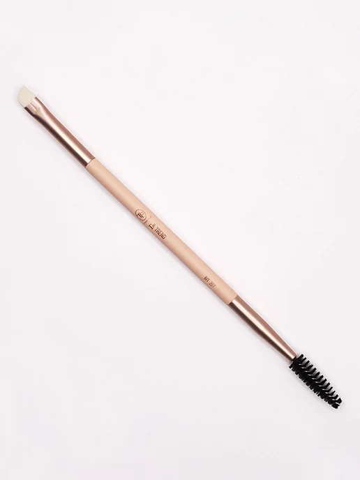TF COSMETICS Кисть для бровей двойная с щеточкой, черный, фото 7