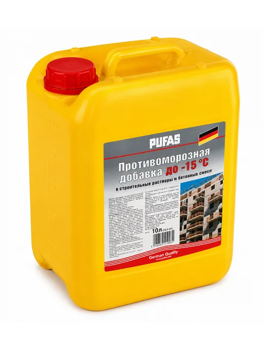 pufas ПУФАС противоморозная добавка -15C (10л), 10 л, фото 2