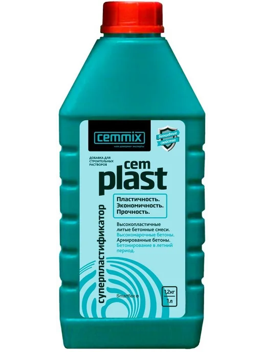 CEMMIX ЦЕММИКС CemPlast суперпластификатор (1л), 1 л