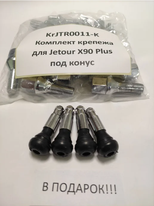 LS Комплект крепежа для Jetour X90 Plus - болт конус хром, вариант, фото 4