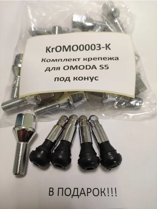 LS Комплект крепежа для OMODA S5 - болт конус хром, вариант