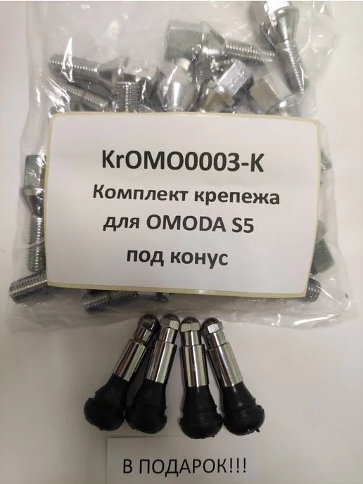 LS Комплект крепежа для OMODA S5 - болт конус хром, вариант, фото 4
