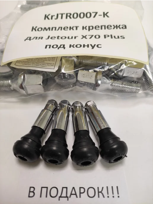 LS Комплект крепежа для Jetour X70 - болт конус хром, Plus, фото 4
