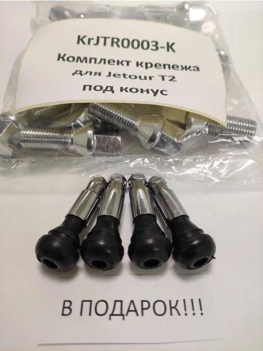 LS Комплект крепежа для Jetour T2 - болт конус хром, вариант, фото 4