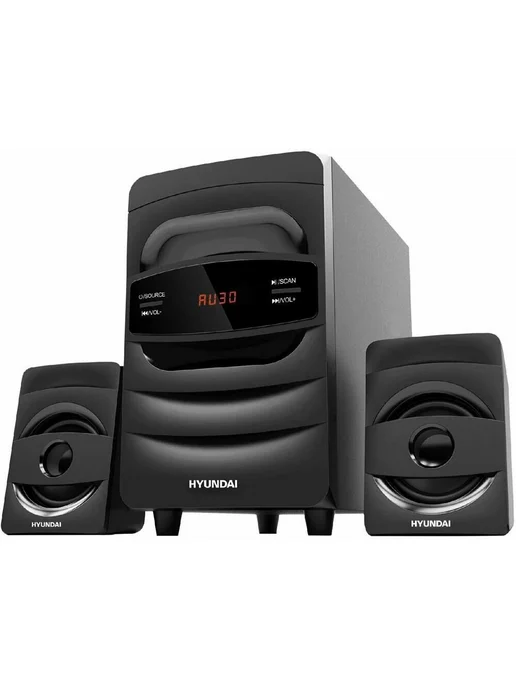 Микросистема Hyundai H-MS1404 черный 30Вт FM USB BT, 30 Вт, фото 6