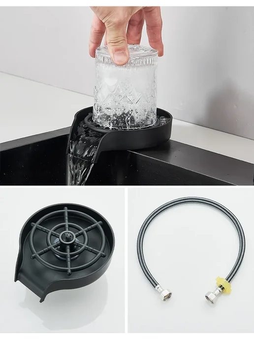 wermixer Многофункциональная мойка для кухни, 600*450mm, серый, фото 8